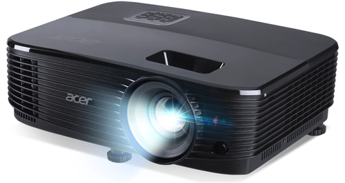 Videoproiector Acer X1129HP, DLP, SVGA 800*600, up to WUXGA 1920* 1200, 4.800 lumeni, 4:3/ 16:9, 20.000:1, dimensiune maxima imagine 300", distanta maxima de proiectie 12 m, boxa 3W, lampa 5.000 ore/ 15.000 ore Ecomode, 29 dB, 2.4 kg, 2*D-sub, composite video/ RCA, HDMI, PC audio, USB Ctrl (Mini-B)