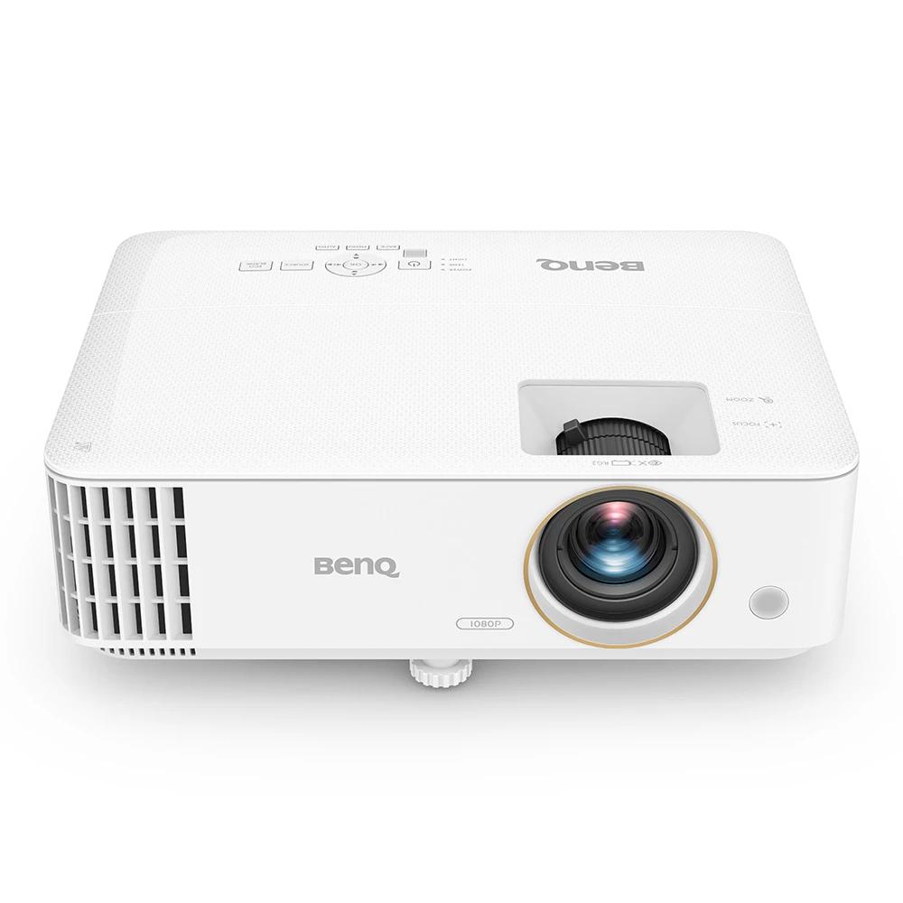 Proiector BENQ TH585P, DLP, FHD 1920*1080, 3500 lumeni, 10.000:1, 16:9, lampa 4000 ore/ 15.000 ore, zoom 1.1x, 2* HDMI, MHL, USB tip A, RS232, boxa 10W, telecomanda cu baterii incluse, potrivit pentru jocuri de consola, culoare alb