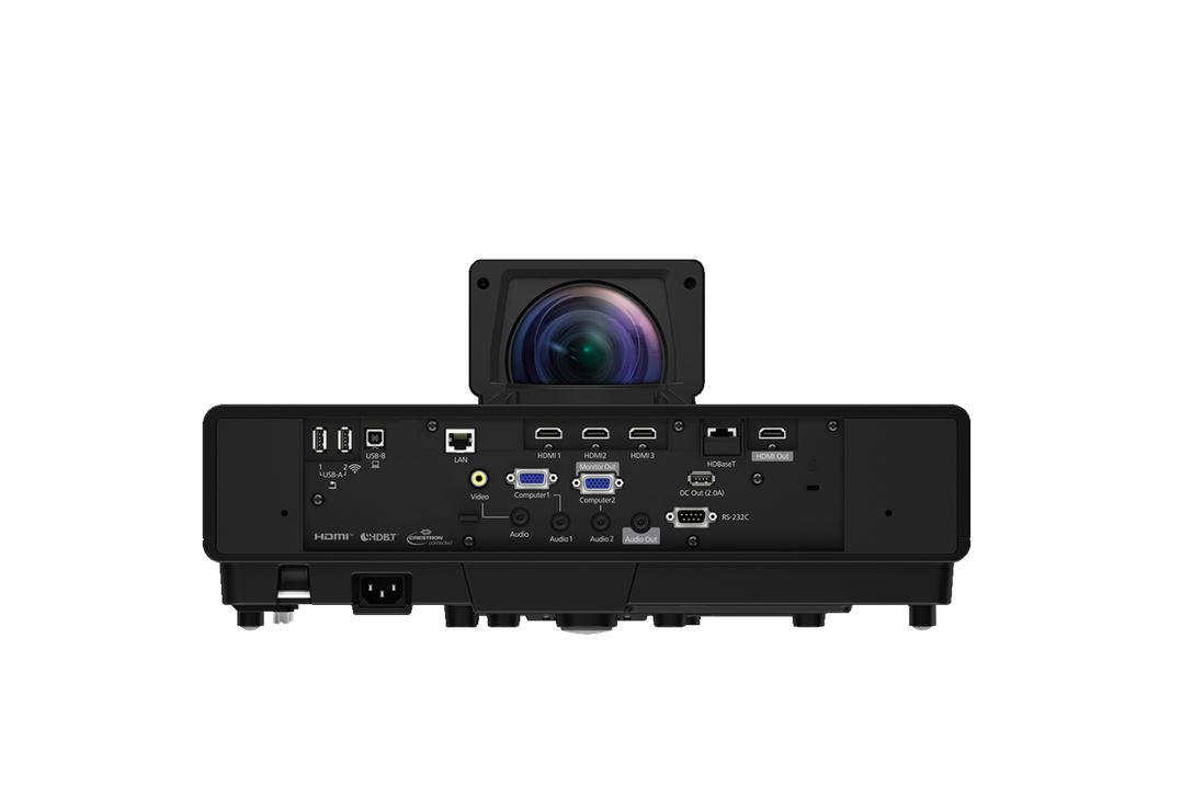 "Proiector EPSON EB-805F , tehnologie 3LCD,  display 0.62"", 5.000 Lumeni, Rezolutie FULLHD, Aspect Ratio 16:9, contrast: 2.500.000:1, sursa lumina: Laser, 20.000 ore, diagonala: 65""-130"", Interfata: USB 2.0-A (2x), USB 2.0, Alimentare de la USB, RS-232C, Interfaţă Ethernet (100 Base-TX/10