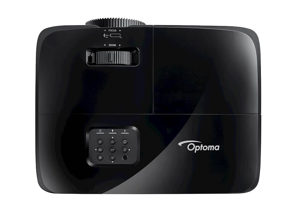 Proiector Optoma W371, DLP 3D, WXGA 1280*800, up to FHD 1920*1080, 3800 lumeni, 25.000, 16:10 nativ, 4:3/ 16:9 compatibil, dimensiune maxima imagine 300", distanta maxima de proiectie 12 m, lampa 6.000 ore/ 15.000 ore Eco+, zoom 1.1x, HDMI, VGA, composite video, audio in/ out, USB-A power 1A, RS232