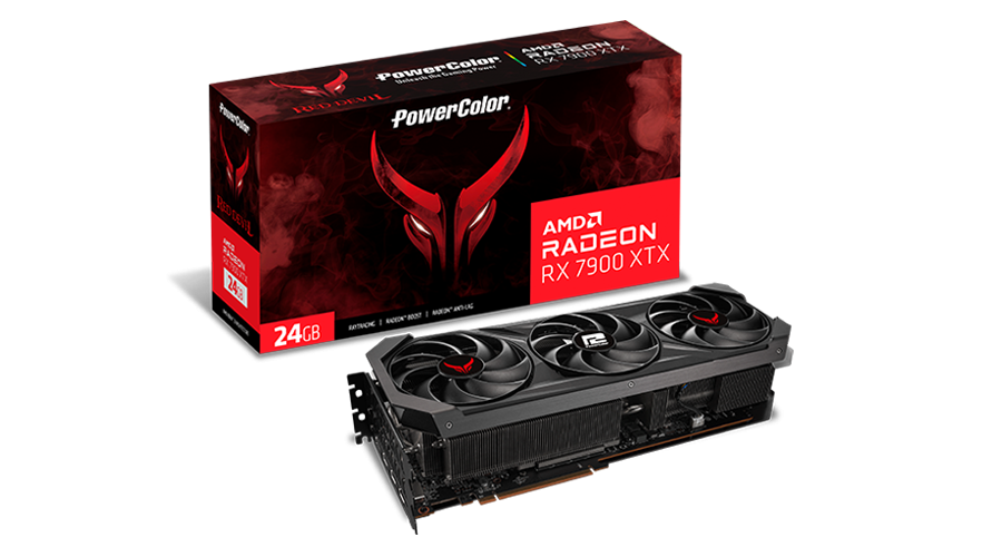 PW Radeon RX7900 XTX RED DEVIL OC 24GB