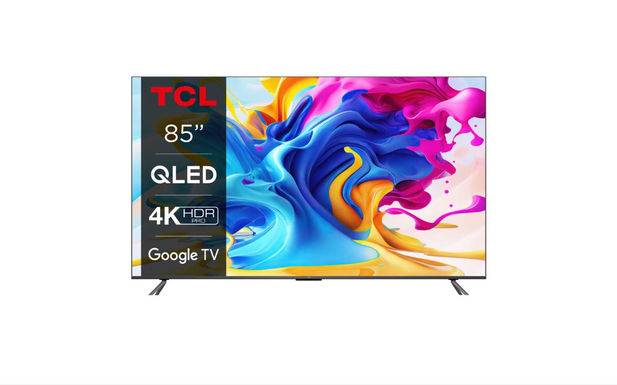 Televizor TCL QLED 85C645, 216 cm (85"), Smart Google TV, 4K, 120Hz(FHD)