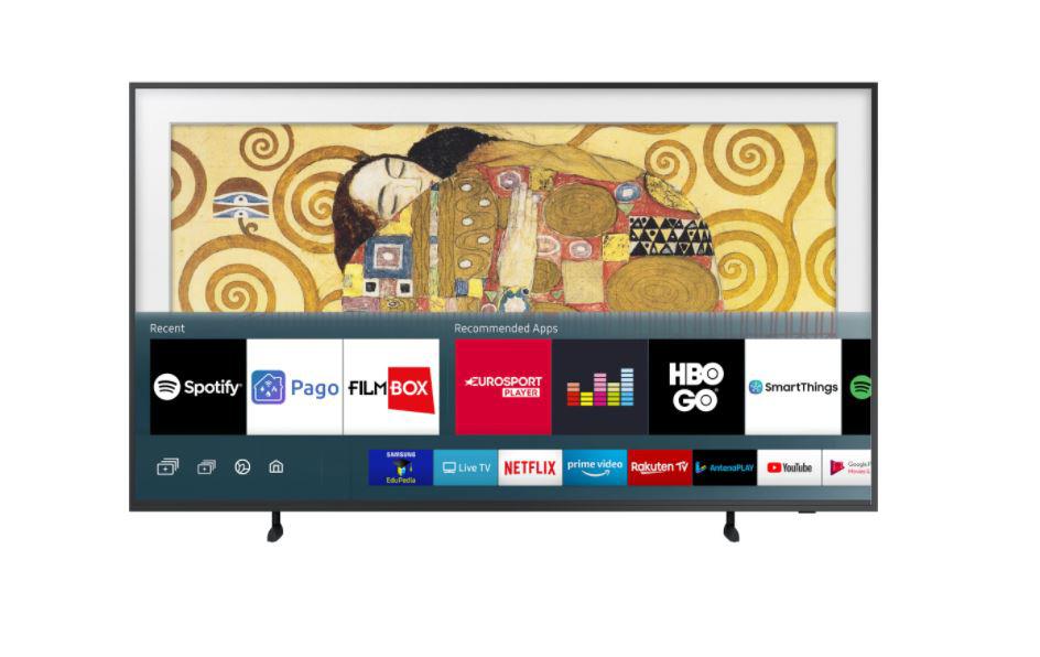 Televizor, Samsung, The Frame, QE55LS03AAUXXH, 2021, 138CM, QLED, SmartTV, 4K, Negru, Plat, Tizen, Mirroring iOS, Android, Neo Quant umProcessor 4K, HDR10+/HLG, 50 Hz, DVB-T2CS2, 4, 40 W, Subwoofer integrat:Nu, Wi-Fi, Bluetooth, 1 x RJ-45, 1 x S/PDIF, CI+ slot, 4 x HDMI, 2 xUSB, 200 x 200, Cablu de