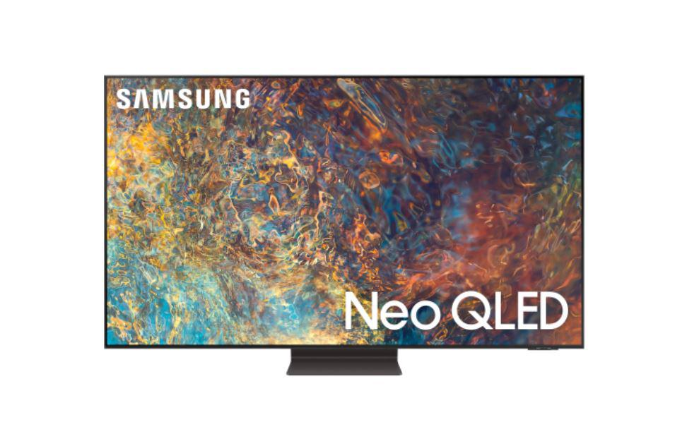 Televizor, Samsung, SM, QE75QN95AATXXH, 2021, 189CM, NEO QLED, Smart TV ,4K, Negru, Plat, Tizen, Mirroring iOS, Android, Neo Quantum Processor4K, HDR10+/HLG, 100 Hz, DVB-T2CS2, 4.2, 70 W, Subwoofer integrat: Da,Wi-Fi, Bluetooth, 1 x RJ-45, 1 x S/PDIF, CI+ slot, 4 x HDMI 2.1, 3 xUSB, 400 x 400, Cablu