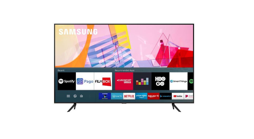 Televizor QLED SAMSUNG QE85Q60TAUXXH 85"/ 215 cm, Smart, 4K UHD 3840*2160, QLED, Quantum Processor Lite, Quantum HDR, HDR 10+, Mega Contrast,Supreme UHD Dimming, Dolby Digital Plus, Dialog Enhancement, 20W,Tizen™, Browser Web, Mobil - TV - Mirroring , DLNA, WiFi Direct, DVB-T2CS2, CI+(1.4), HDMI*3