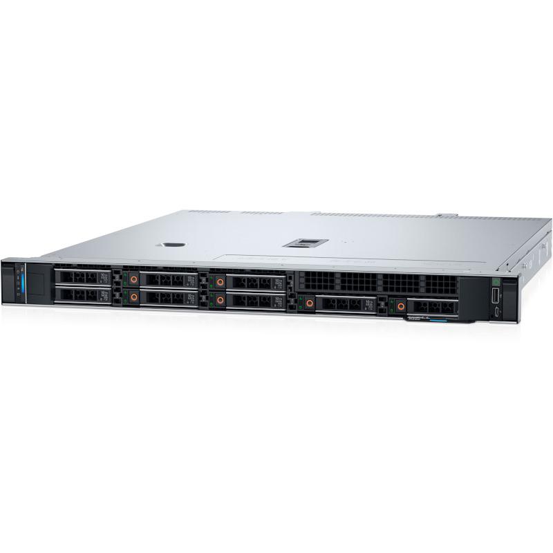 PowerEdge R360 Rack Server Intel Xeon E-2414 2.6G, 4C/4T, 12M Cache, Turbo, HT (55W) DDR5, 16GB UDIMM, 4800MT/s ECC, 480GB SSD SATA Read Intensive 6Gbps 512 2.5in Hot-plug AG Drive,3.5in HYB CARR, 3.5 Chassis with up to 4 Hot Plug Hard Drives, Motherboard with with Broadcom 5720 Dual Port 1Gb