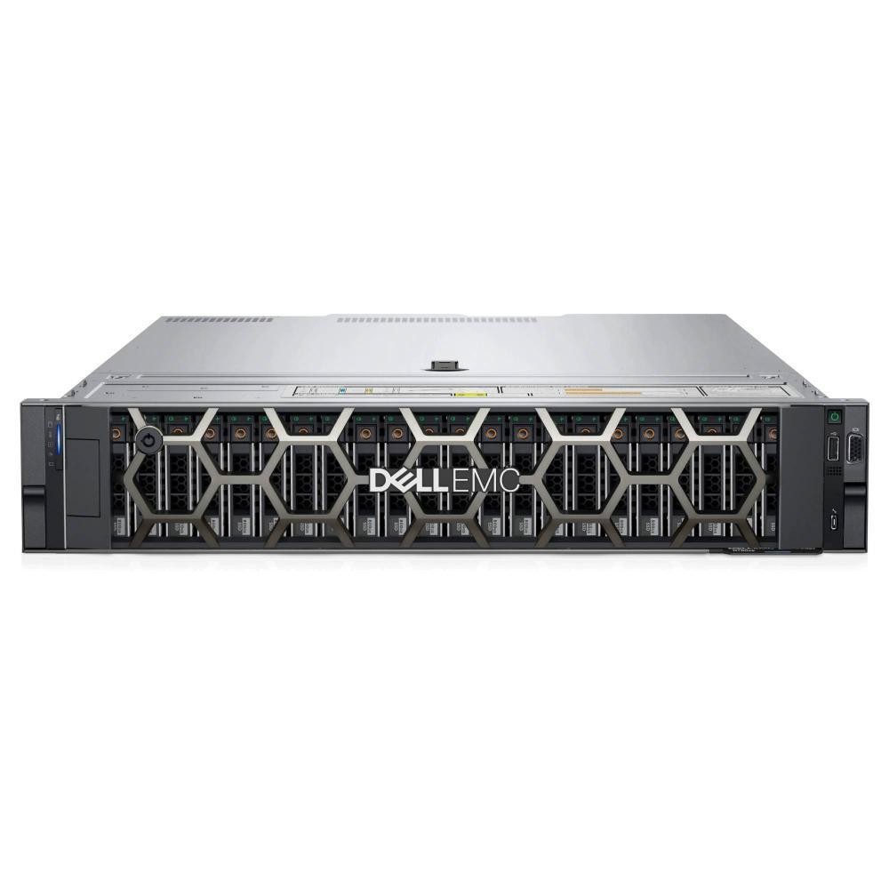 PowerEdge R750 Rack Server 2x  Intel Xeon Silver 4314 2.4G, 16C/32T, 10.4GT/s, 24M Cache, Turbo, HT (135W), 2x 32GB RDIMM, 3200MT/s, Dual Rank 16Gb BASE x8, 2x 480GB SSD SATA Read Intensive 6Gbps 512 2.5in Hot- plug AG Drive,3.5in HYB CARR, 3.5" Chassis with up to 12 Hard Drives (SAS/SATA) with