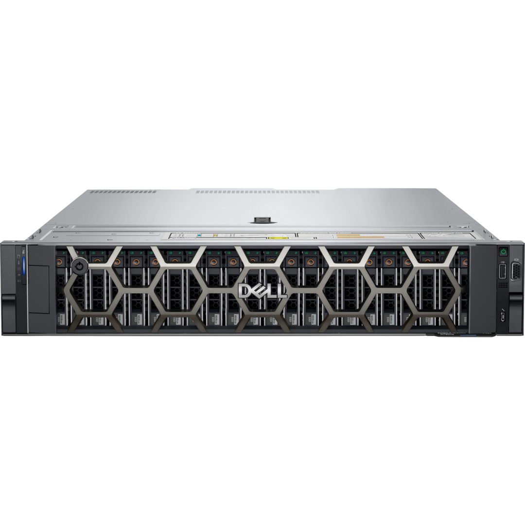 PowerEdge R750xs Server, 3.5" Chassis with up to 12 Hard Drives (SAS/SATA); Intel Xeon Silver 4309Y 2.8G, 8C/16T, 10.4GT/s, 12M Cache; 2 x 16GB RDIMM, 3200MT/s, Dual Rank; H755 Adapter 8GB cache; 2 x 480GB SSD SATA Read Intensive 6Gbps; 4 x 2TB 7.2K RPM SAS ISE 12Gbps 512n 3.5in Hard Drive; iDRAC9