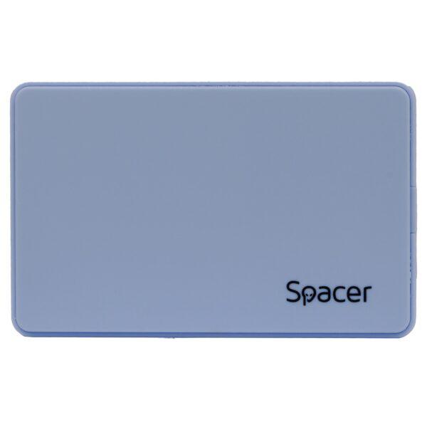 Rack ext. HDD/SSD 2.5" Spacer USB 3.0 albastru