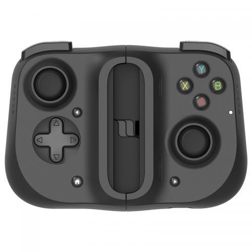 Razer Kishi Universal Gaming Controller  TECH SPECS CONNECTIVITY USB-C CHARGING No charging required BATTERY LIFE None CLICKABLE THUMBSTICK Yes THUMBSTICK SENSITIVTY ADJUSTMENT None MULTI-FUNCTION BUTTONS 3 MECHA-TACTILE ACTION BUTTONS None TRIGGER STOPS None SUPPORTED PHONE DIMENSIONS Samsung