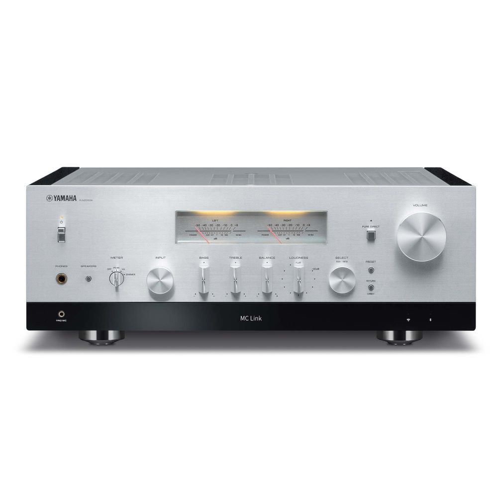 Receiver stereo Yamaha R-N2000A, argintiu