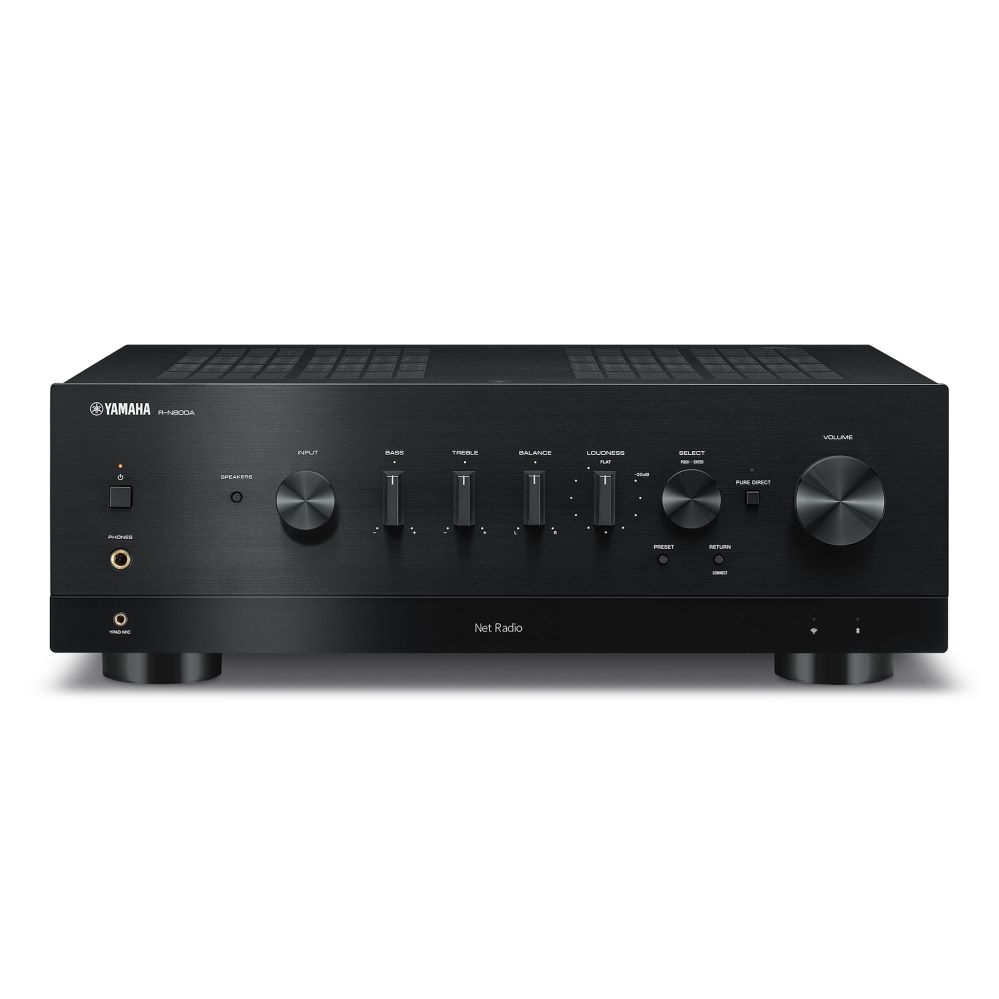 Receiver stereo Yamaha R-N800A, negru