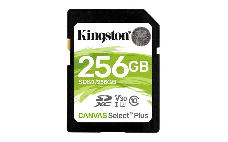 Card de Memorie SD Kingston Canvas Select Plus, 256GB, Class 10