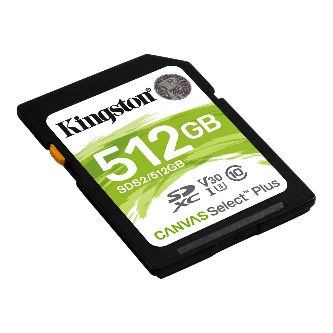 Card de Memorie SD Kingston Canvas Select Plus, 512GB, Class 10