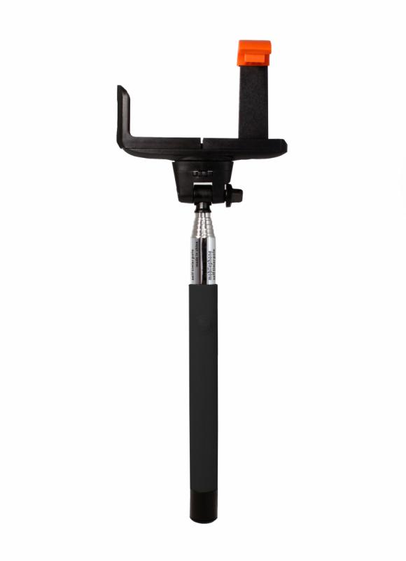 Serioux selfie stick, jack 3.5mm connectivity, adjustable size 29-115cm, max supported weight 500gr, adjustable phone support 6.5-8.7cm, compatible Android 3.0 / IOS 7.0 or newer versions, weight 130g, black
