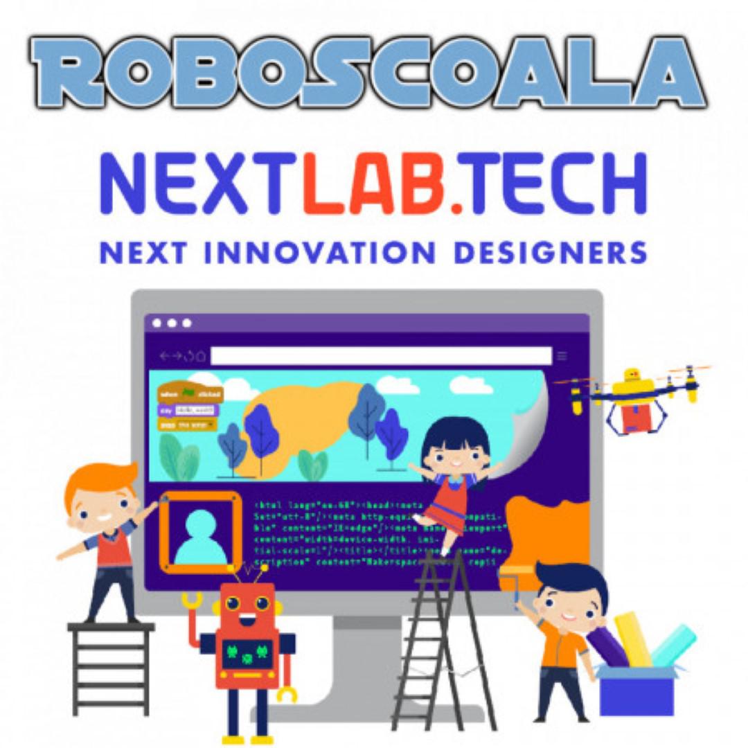 NextLab tech - set complet de robotică care poate fi folosit cu elevi din ciclul liceal și gimanzial atât începători cât și avansați. Include 11 kit-uri de robotică creativă și verde, 1 x robot de tip line- follower/labirint și 1 x robodrom. Ambele tipuri de roboti au configuratii versatile din care