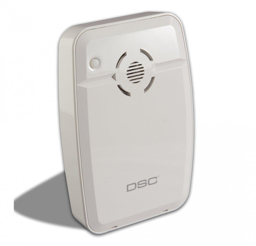Sirena de interior wireless, 85dB, DSC WT4901, Activare la alarma, Intarziere intrare/iesire, Deranjamente