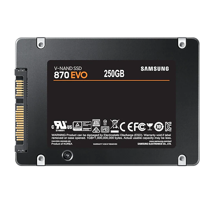 SSD SAMSUNG 870EVO, 250GB, SATA III