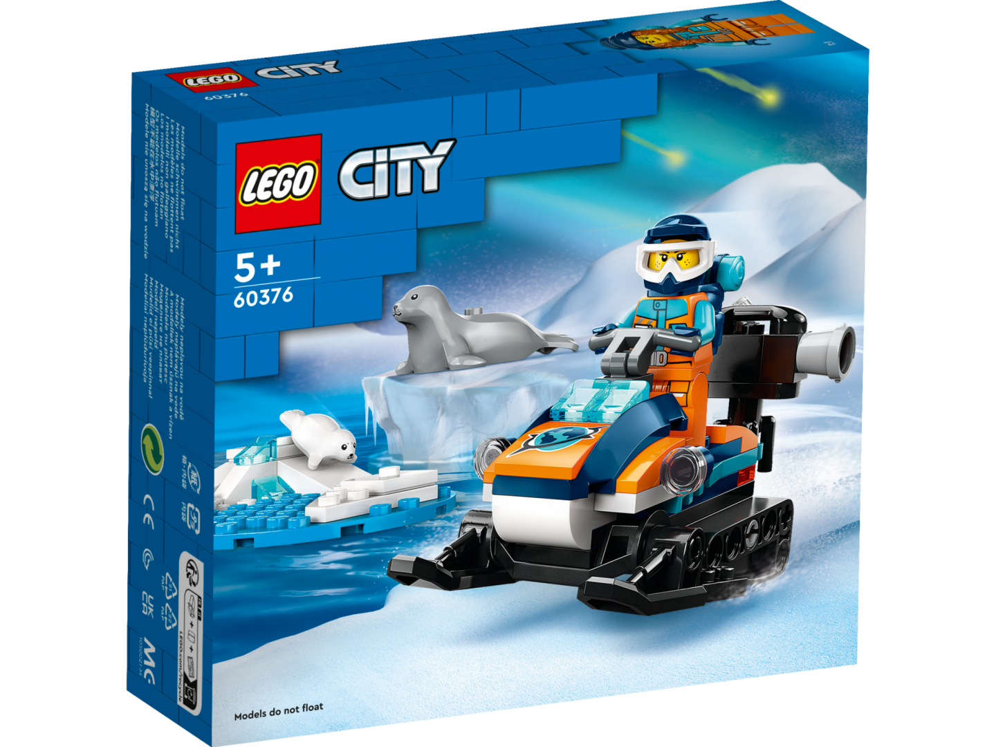 SNOWMOBIL EXPLORARE ARCTICA, 60376 LEGO