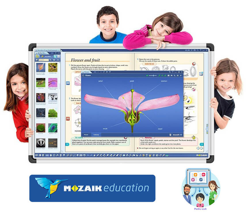 Software Mozabook CLASSROOM , lectii interactive in timp real, licenta 1 / 3 ani