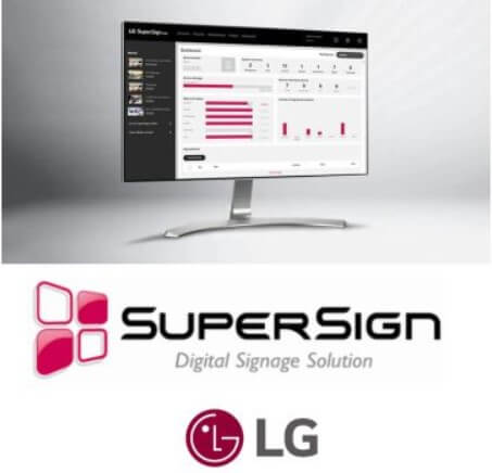 Software pentru semnalizarea LG webOS SuperSign CMS