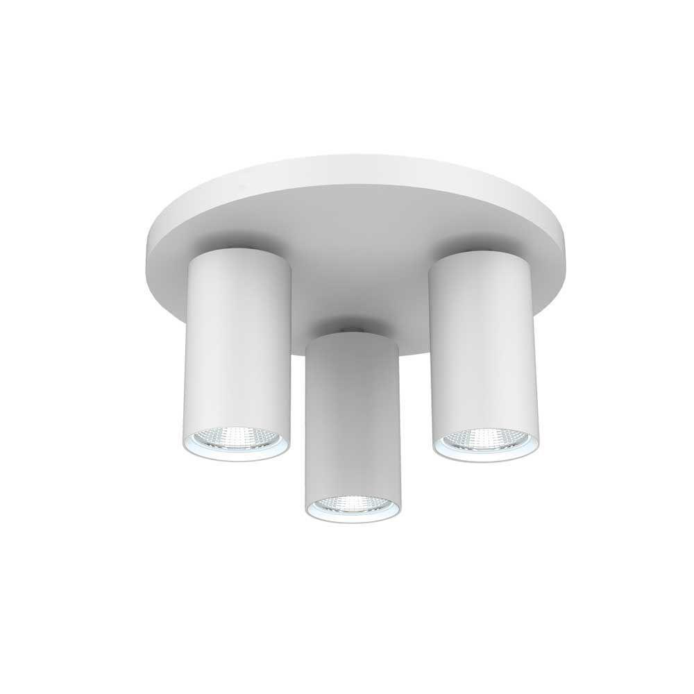 Spot Triplu Vivalux ROUND WHITE LUX, 3xGU10, max. 3x35W, IP20,220x120mm, Alb, becuri neincluse