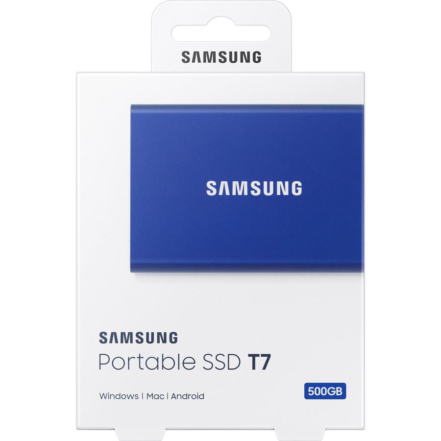 SSD Extern Samsung, 500GB, Blue, USB 3.1