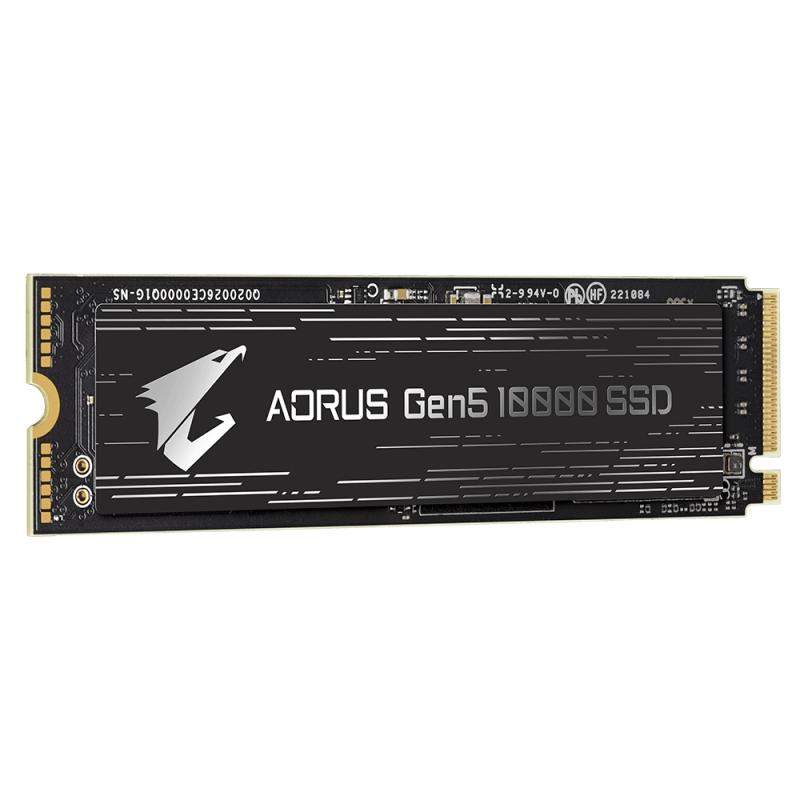 SSD GIGABYTE AORUS GEN5 2TB PCIe 5.0 x4, NVMe 2.0, rata transfer r/w: 10000/9500 MB/s