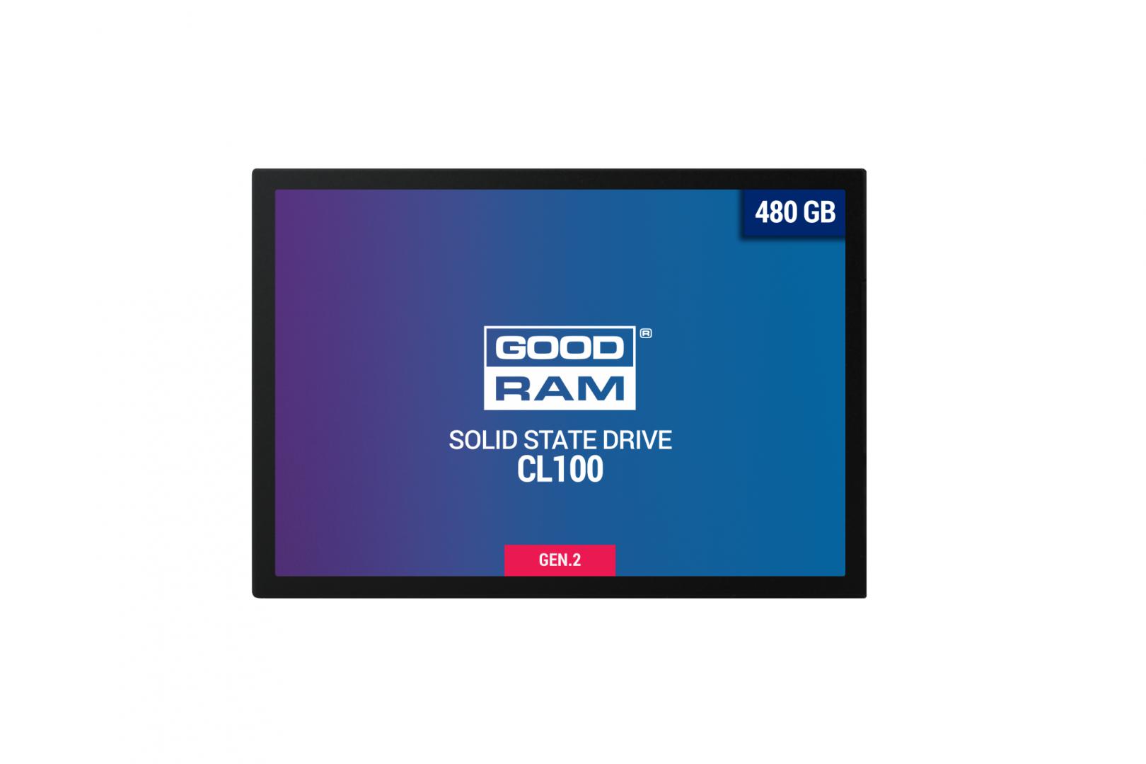 SSD GoodRam CL100, 480GB, 2.5", SATA III