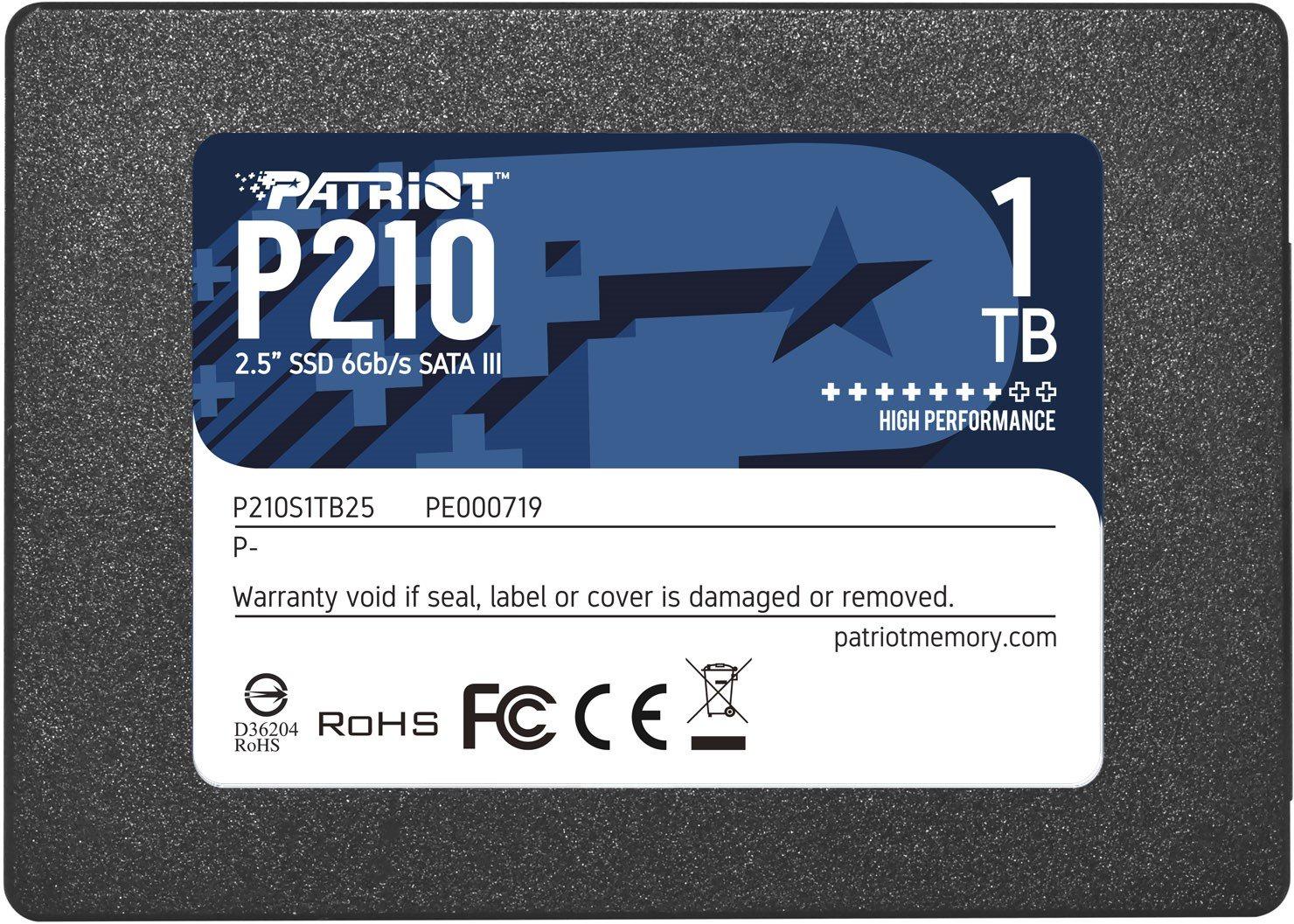 SSD Patriot P210, 1TB, SATA III