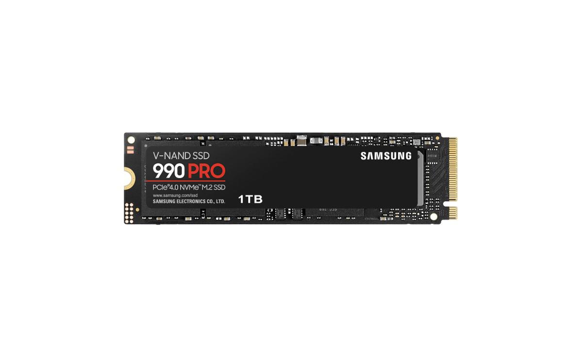 SSD Samsung, 990 PRO, retail, 1TB, NVMe M.2 2280 PCI-E, R/W speed:7450/6900 MB/s