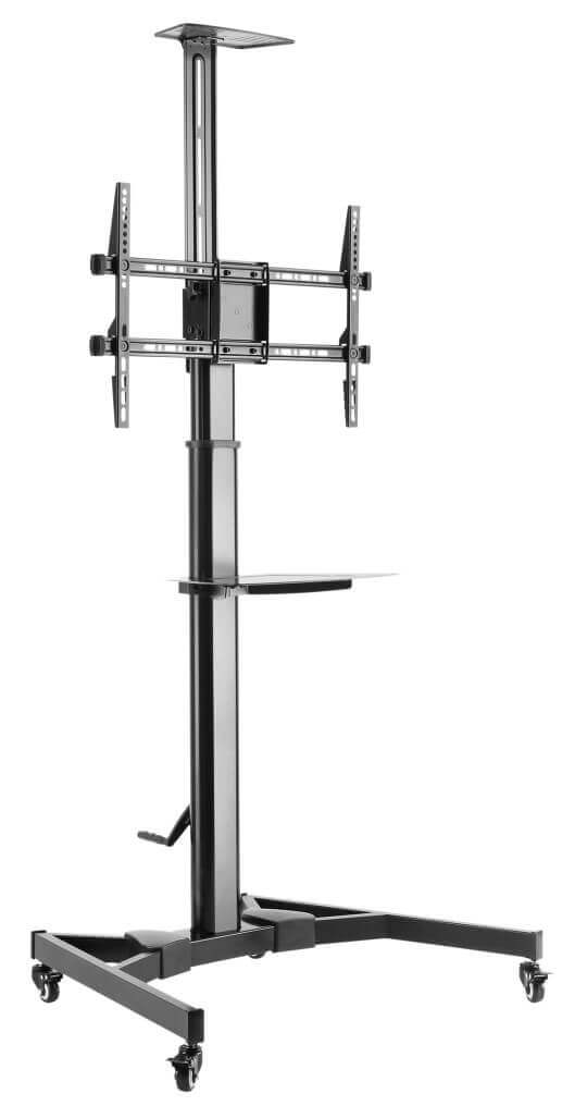 Stand TV mobil, telescopic cu doua polite(max.5kg/polita) Blackmount BM-T60, diagonale 37"-70", max. 50 kg