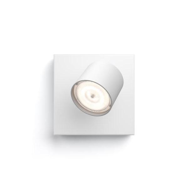 Spot LED Philips myLiving Star, 4.5W, 500 lm, lumina calda (2200-2700K), IP20, 11cm, Metal, Alb