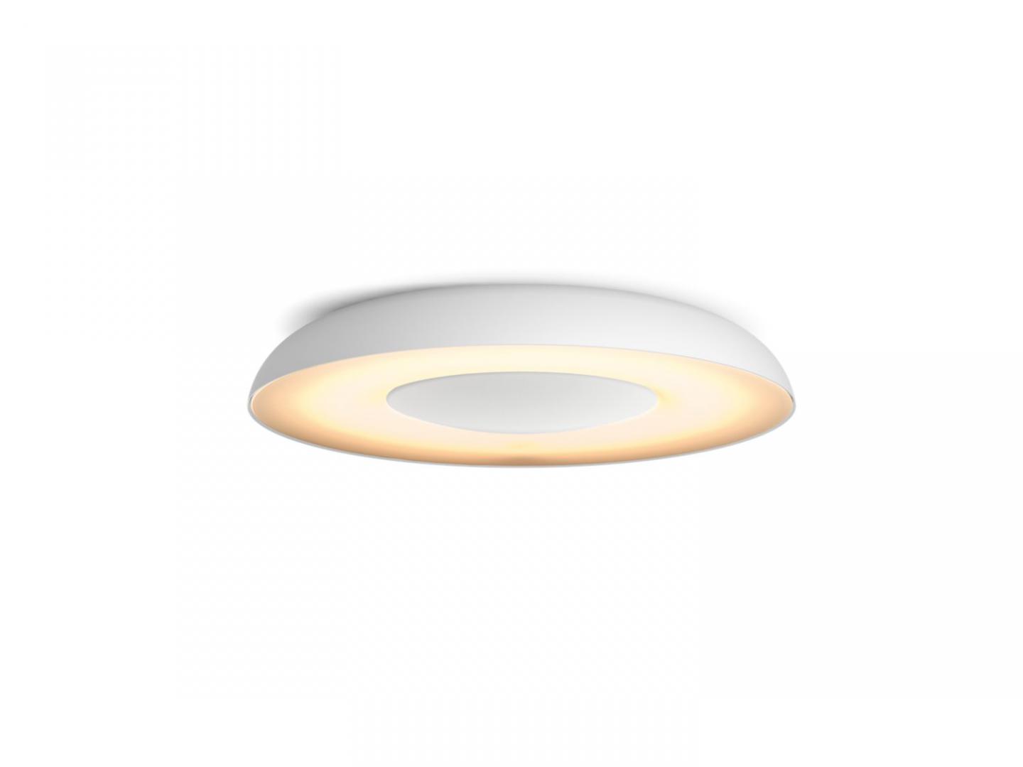 Plafoniera LED Philips Hue Still, Bluetooth, 22.5W (204W), 2500 lm ,lumina alba (2200-6500K), IP20, Metal/Plastic, 39.1cm, Alb, Intrerupatorcu variator inclus