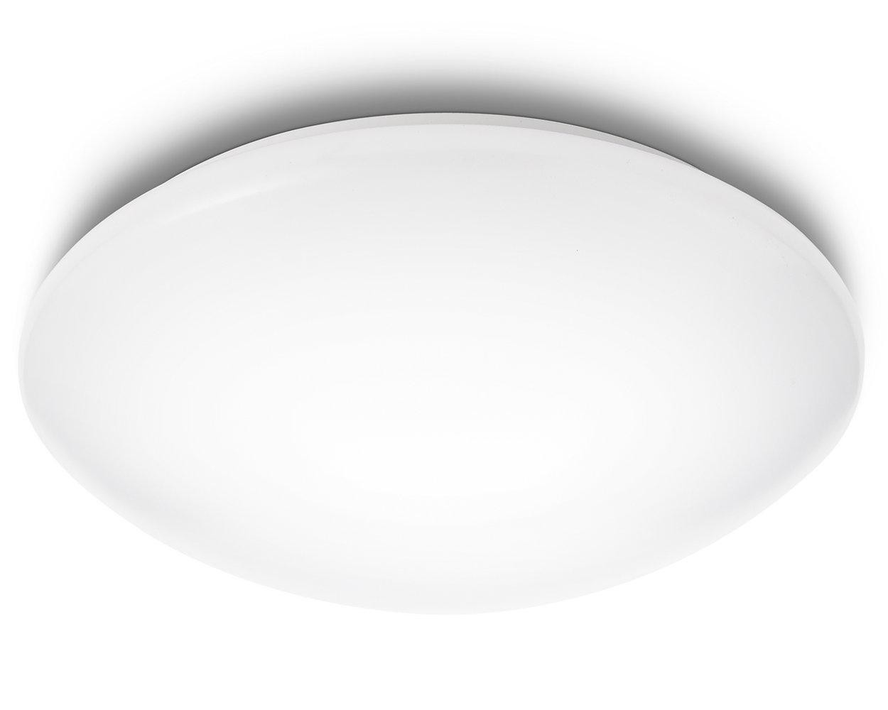 SUEDE CEILING LAMP WHITE 27K 4X2.4W