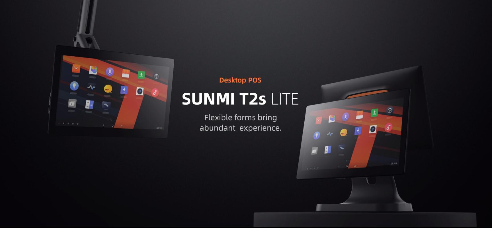 SUNMI DESKTOP POS SYSTEM L1571 T2s LITE EN (15.6", 4GB + 64GB, WiFi, EU Adapter)