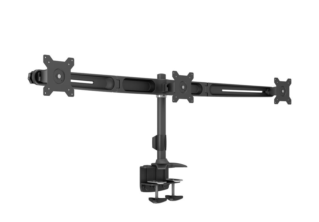 Suport 3 LCD de masa Multibrackets MB-0372, 15"-24", max.8kg/ecran, negru