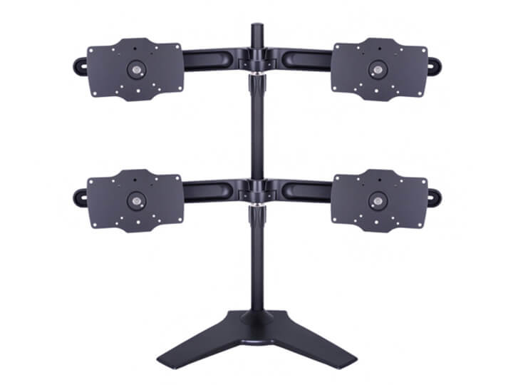 Suport 4 monitoare/LCD birou Multibrackets,15"-32", 4 brate, negru