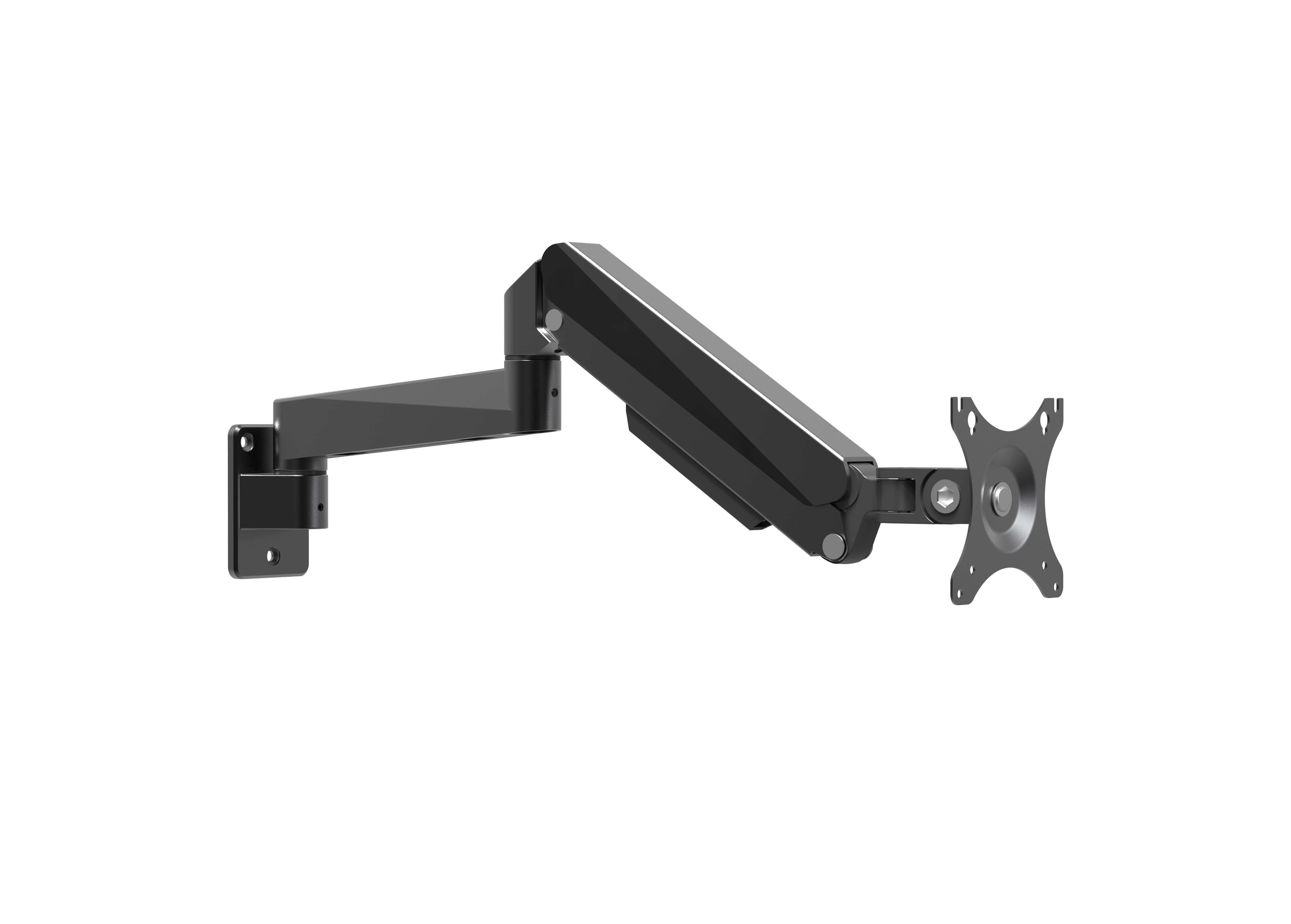 Suport Monitor Gas Lift de perete Blackmount MNT18-1, diagonale 10"-42", max. 6,5 kg, negru