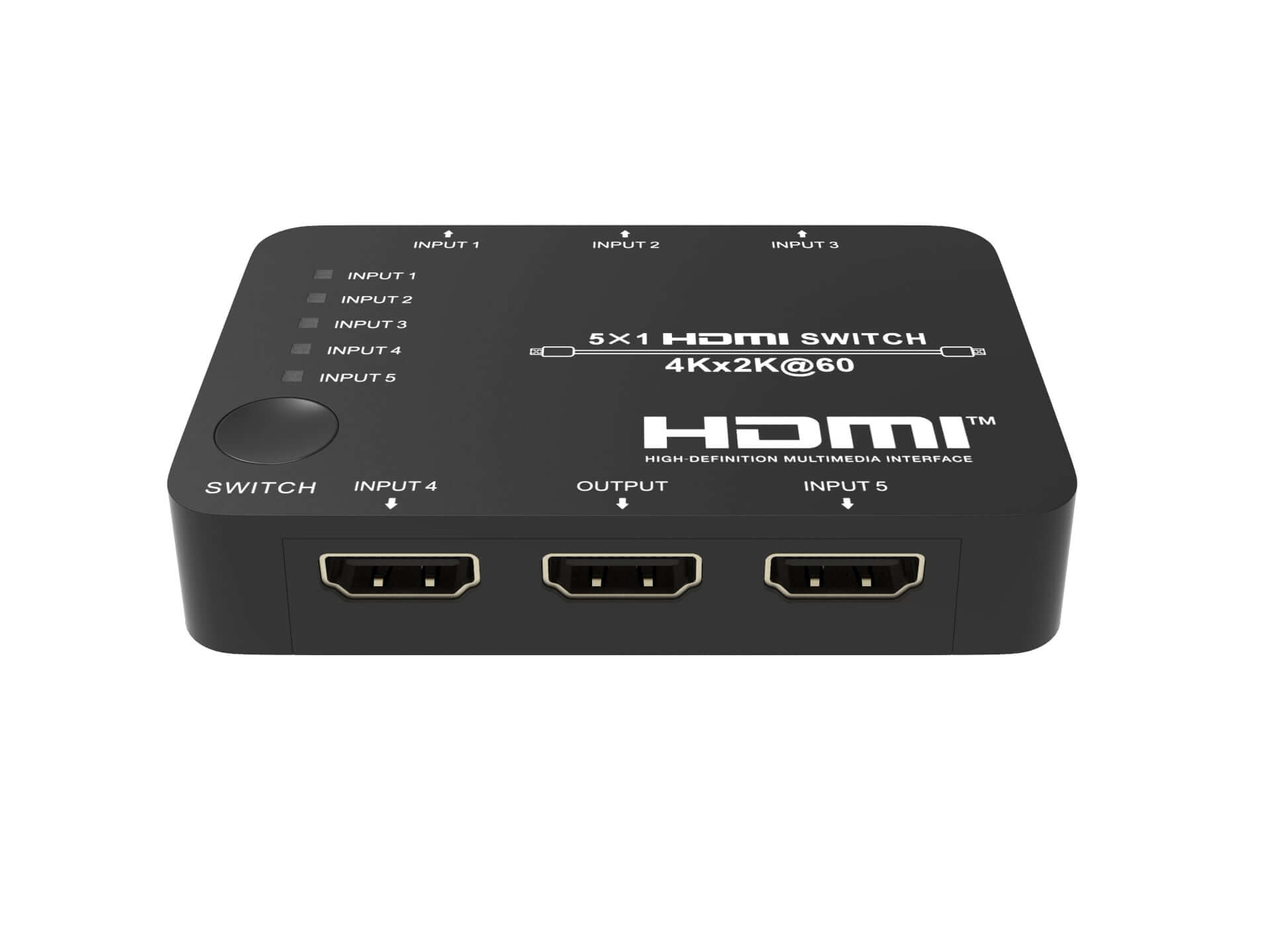 Switch HDMI2.0b 5x1 4K@60Hz 4:4:4, HDCP2.2, 3D cu telecomanda