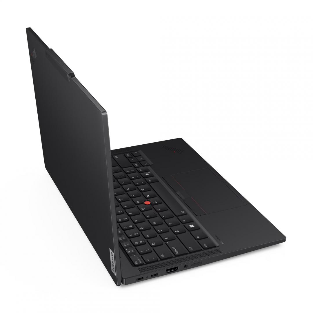 Laptop Lenovo ThinkPad T14s Gen 5;14" WUXGA (1920x1200) IPS 400nits Anti-glare, 45% NTSC, DBEF5;Intel® Core™ Ultra 7 155U, 12C (2P + 8E + 2LPE) / 14T, Max Turbo up to 4.8GHz, 12MB;Video Integrated Intel® Graphics;RAM 32GB Soldered LPDDR5x-6400;SSD1TB SSD M.2 2280 PCIe® 4.0x4 Performance NVMe® Opal