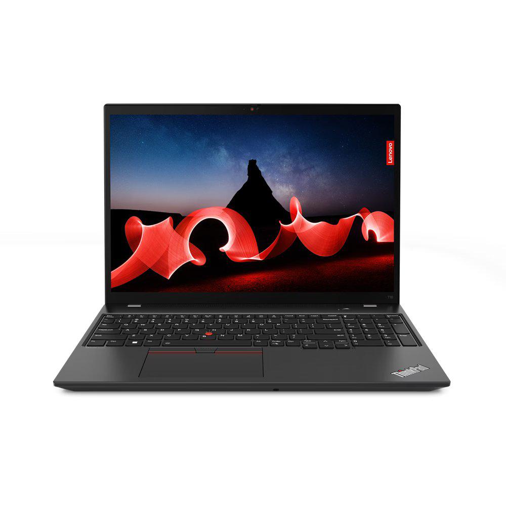 Laptop Lenovo ThinkPad T16 Gen 2, 16" WUXGA (1920x1200) IPS 400nits Anti-glare, 100% sRGB, Low Power, Intel Core i5-1335U, 10C (2P + 8E) / 12T, P-core 1.3 / 4.6GHz, E-core 0.9 / 3.4GHz, 12MB, Video Integrated Intel Iris Xe Graphics functions as UHD Graphics, RAM 16GB Soldered DDR5-5200, SSD 512GB