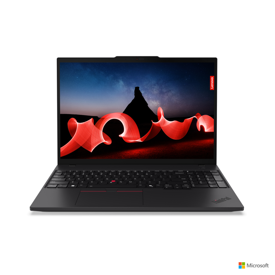 Laptop Lenovo ThinkPad T16 Gen 3 ;16" WUXGA (1920x1200) IPS 400nits Anti- glare, 100% sRGB, Low Power;Intel® Core™ Ultra 7 155U, 12C (2P + 8E + 2LPE) / 14T, Max Turbo up to 4.8GHz, 12MB;Video Integrated Intel® Graphics;RAM 32GB SO-DIMM DDR5-5600, Two DDR5 SO-DIMM slots, dual- channel capable, Up to