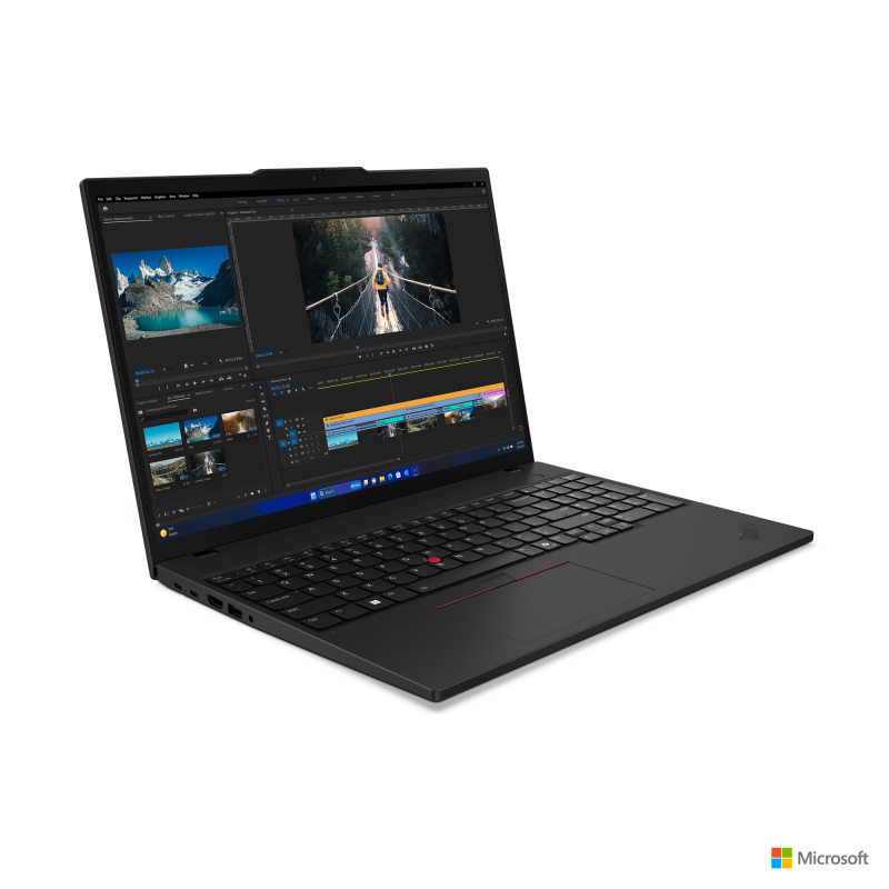 Laptop Lenovo ThinkPad T16 Gen 3;16" WUXGA (1920x1200) IPS 400nits Anti- glare, 100% sRGB, Low Power;Intel® Core™ Ultra 7 155U, 12C (2P + 8E + 2LPE) / 14T, Max Turbo up to 4.8GHz, 12MB;Video Integrated Intel® Graphics;RAM 64GB (2x 32GB SO-DIMM DDR5-5600);SSD 2TB SSD M.2 2280 PCIe® 4.0x4 Performance