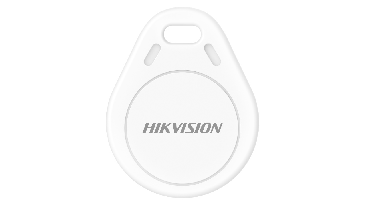 Tag mifare Hikvision DS-PT-M1, material PVC, ABS, dimensiuni: 41x32x3.5mm, culoare alba, pachet 15 bucati