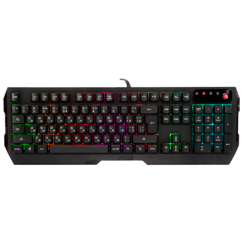 Tastatura A4tech Q135 Bloody gaming, cu fir, 106 taste, negru