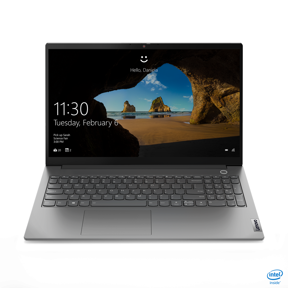 Laptop ThinkBook 15 G2 ITL, 15.6" FHD (1920x1080) IPS 250nits Anti- glare, Intel Core i3-1115G4 (2C / 4T, 3.0 / 4.1GHz, 6MB), 4GB Soldered DDR4-3200, 128GB SSD M.2 2242 PCIe NVMe 3.0x4 + Empty HDD Bay,Integrated Intel UHD Graphics, Optical: None, WLAN + Bluetooth: Intel AX200 11ax, 2x2 + BT5.0