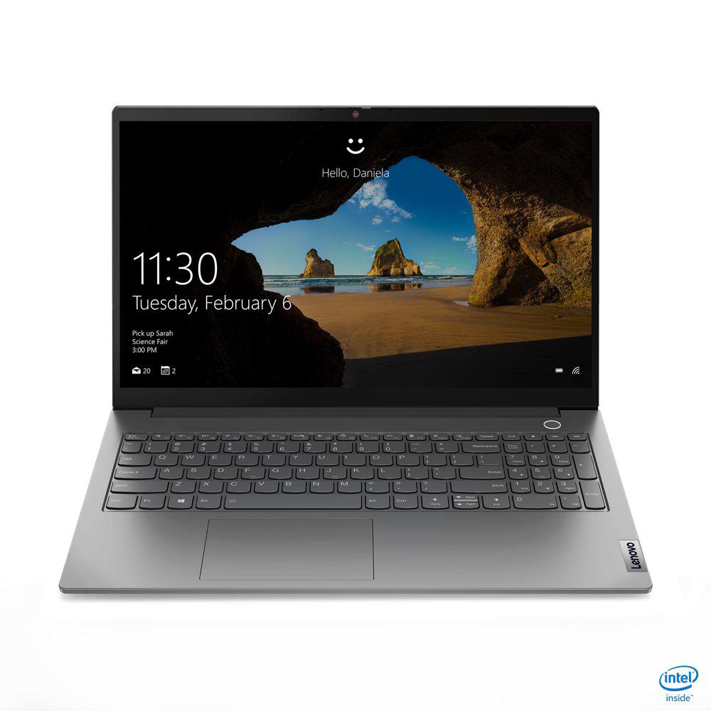 Laptop Lenovo ThinkBook 15 G2 ITL, 15.6" FHD (1920x1080) IPS 250nits Anti-glare, 45% NTSC, Intel Core i3-1115G4 (2C / 4T, 3.0 / 4.1GHz, 6MB), Video Integrated Intel UHD Graphics, RAM 8GB Soldered DDR4-3200, SSD 256GB SSD M.2 2242 PCIe 3.0x4 NVMe + Empty M.2 2280 PCIe 3.0x2 NVMe SSD Slot, Optical: no