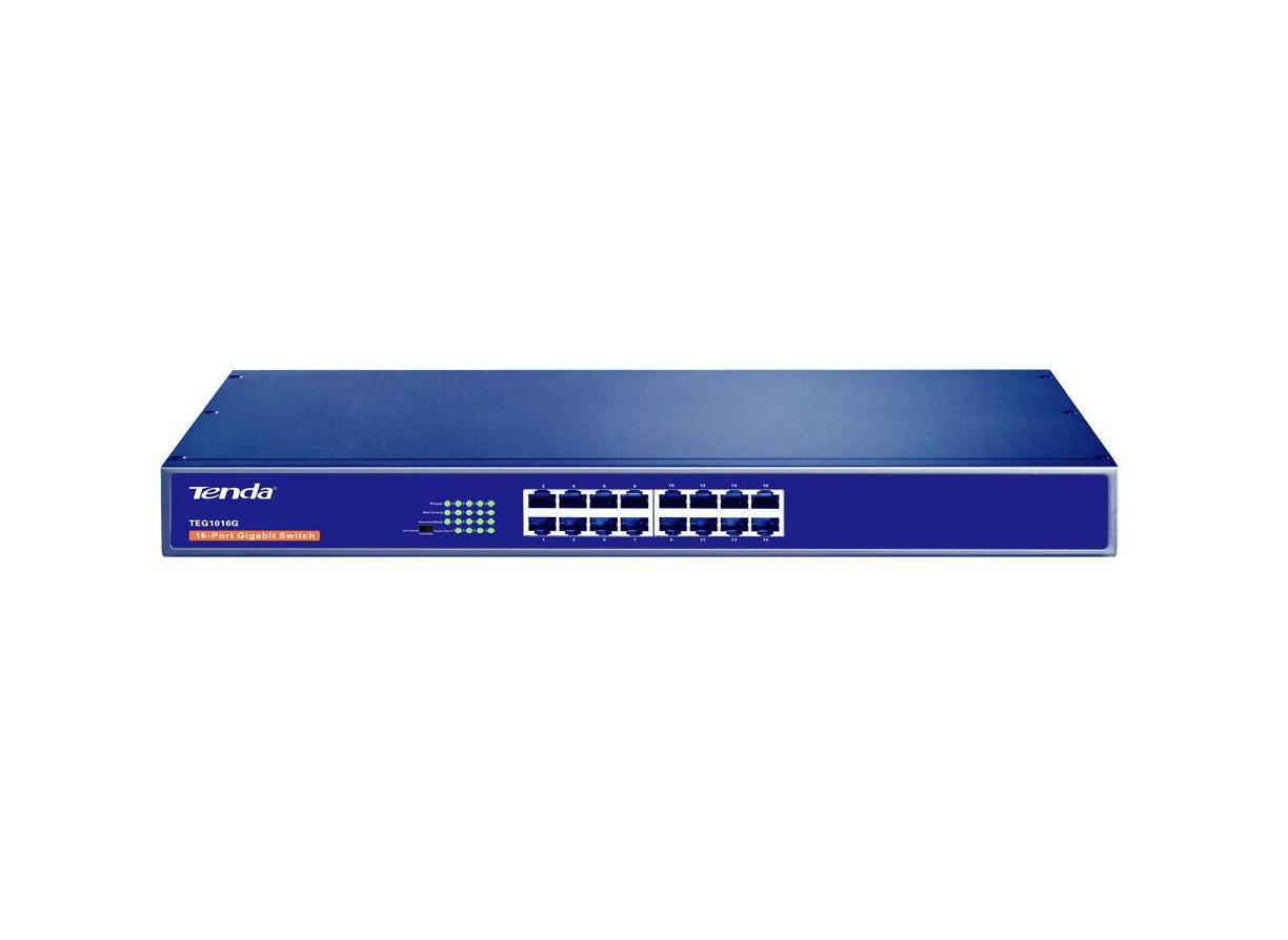 Switch Tenda TEG1016G, 16 port, 10/100/1000 Mbps