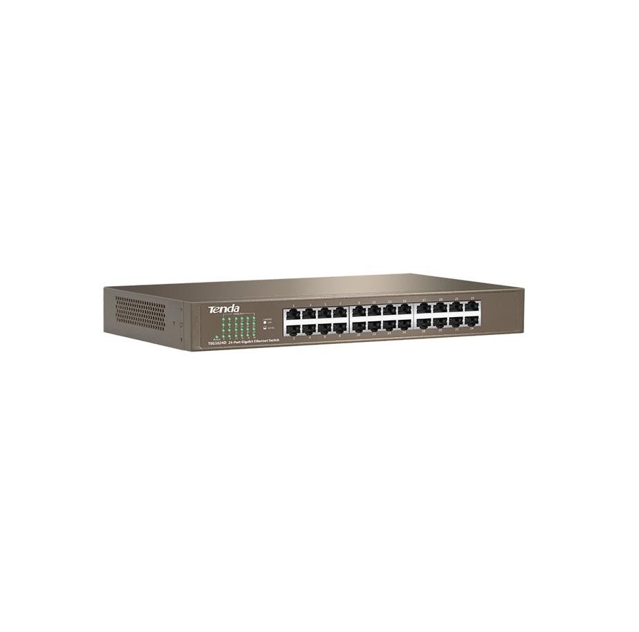 Switch Tenda TEG1024D, 24 port, 10/100/1000 Mbps